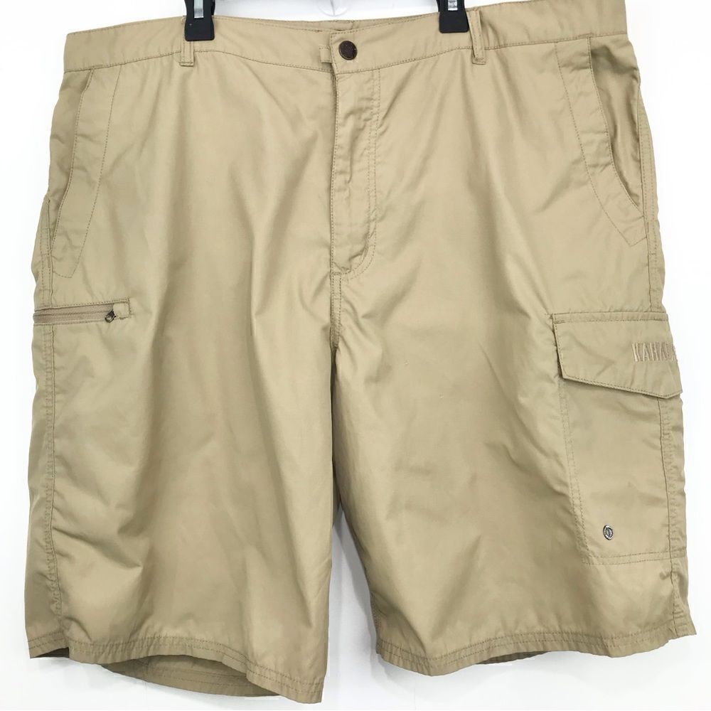 Kahala Khaki Multi Pocket Lightweight Quick Dry Shorts